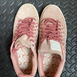 Puma Pink Low-Top Sneakers